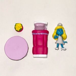 Jakks Pacific Smurfs Mushroom House Smurfette Figure & Pieces